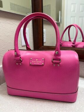 kate spade Pink Leather Dome Satchel
